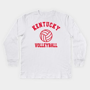 Kentucky Volleyball Kids Long Sleeve T-Shirt